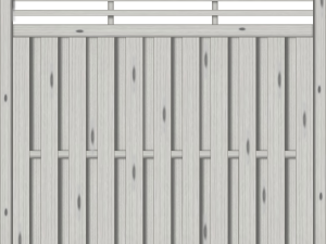 Locarno Dichtzaun, Fichte Grau 180x180 cm VE = 012