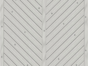 Lugano Dichtzaun, Fichte Grau 180x180 cm, geschlossen VE = 012