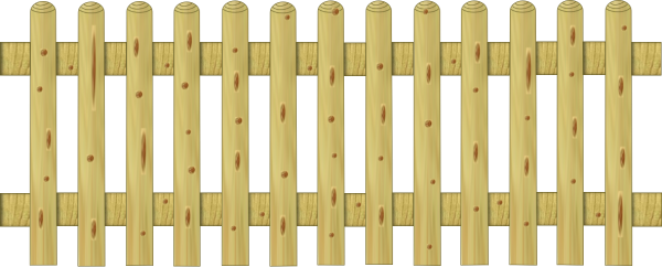 Staketenzaun >80< classic gerade 200 x 80 cm VE = 025