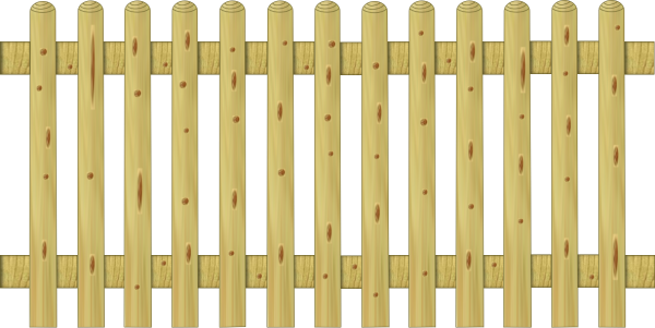 Staketenzaun >80< classic gerade 200 x 100 cm VE = 025