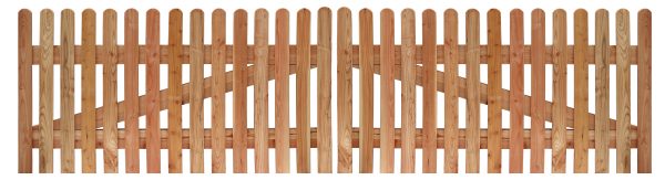 Holsteinzaun >68< natur Doppeltor 300 x 80 cm VE = 000