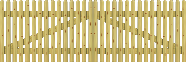Holsteinzaun >68< classic Doppeltor 300 x 100 cm VE = 000