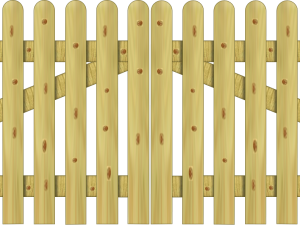 Holsteinzaun >95< classic Doppeltor 300 x 100 cm VE = 000
