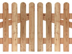 Holsteinzaun >95< natur Doppeltor 300 x 80 cm VE = 000