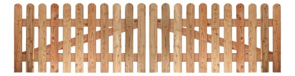 Holsteinzaun >95< natur Doppeltor 300 x 80 cm VE = 000
