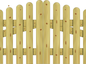 Eiderzaun >95< classic Doppeltor 300 x 80/90 cm VE = 000