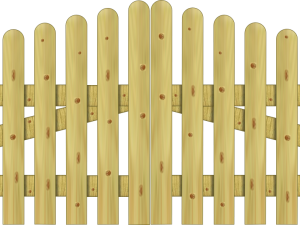 Eiderzaun >95< classic Doppeltor 300 x 90/100 cm VE = 000