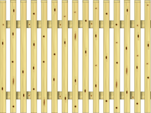Lattenzaun 35 x 55 mm classic 200 x 100 cm VE = 015