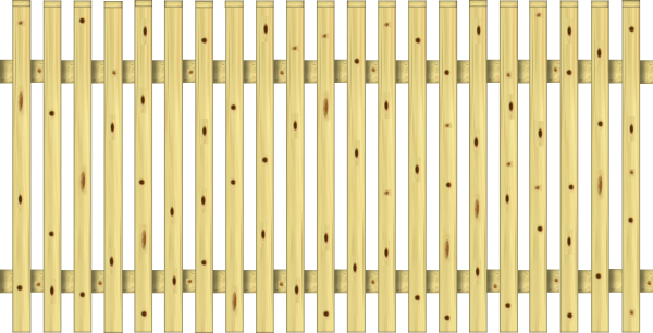Lattenzaun 35 x 55 mm classic 200 x 100 cm VE = 015