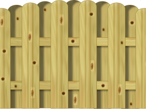 Huelva classic Staketen-Vorgartenzaun 180 x 74/90 cm VE = 006