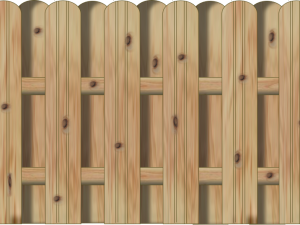 Herrera natur Staketen-Vorgartenzaun 180 x 90 cm VE = 006