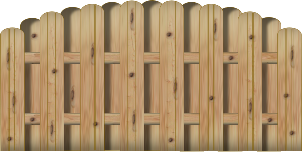 Huelva natur Staketen-Sichtschutztür 100 x 180/161 cm VE = 006 – Bild 3