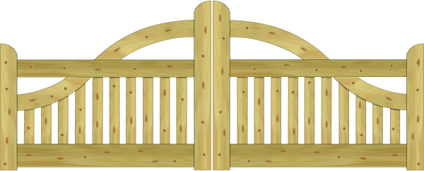 Ammerland classic Doppeltor 300 x 90/80/120 cm VE = 000