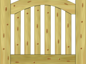 Norderney classic Pforte 100 x 90/80/90 cm VE = 000