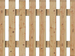 Fördezaun 30X95 mm, 180x80 cm Lärche, KD VE = 020