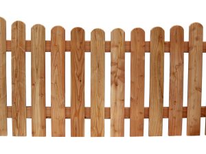 Frieslandzaun natur mit Unterbogen 180 x 80/70/80cm VE = 020