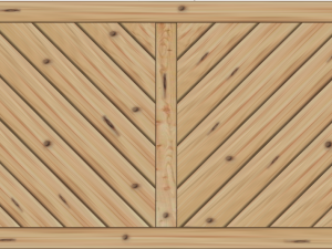 Lugano Vorgartenzaun, Lärche/Douglasie 180x90 cm geschlossen VE = 006