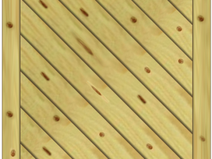 Lugano Vorgartenzaun Fichte KDI 90x90 cm geschlossen VE = 006