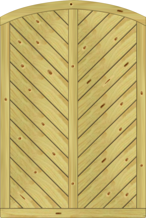 Lyon Dichtelement Fichte KDI 120x180x165 cm geschlossen VE = 006