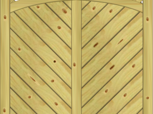 Lyon Dichtelement Fichte KDI 120x180x165 cm mit Rankgitter VE = 006