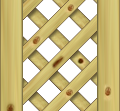 Lugano Rankzaun, Fichte KDI 41x180 cm VE = 006