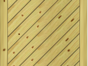 Lugano Dichtzauntür, Fichte KDI 100x180 cm geschlossen VE = 006