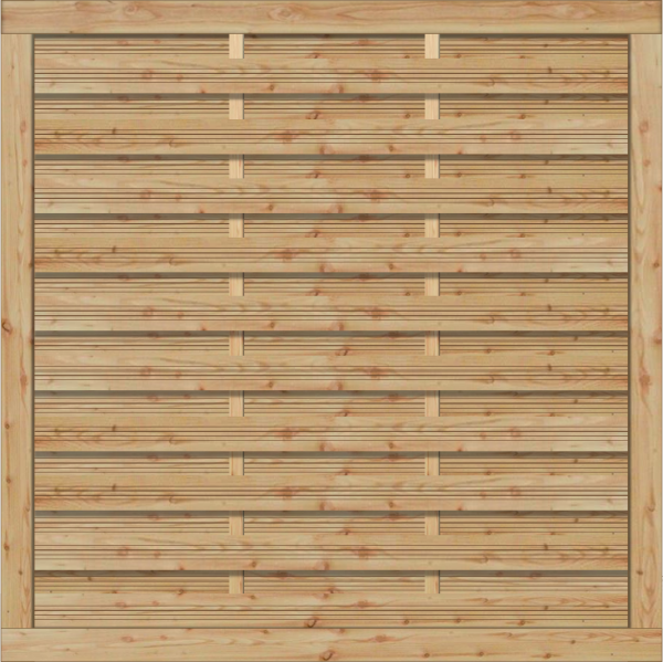 Dichtzaun Livorno, Lärche/Douglasie 180x180 cm VE = 012