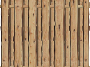 Bohlenzaun Ponderosa Exklusiv, gehobelt 180 x 180 cm, Lärche KD 18 % VE = 016