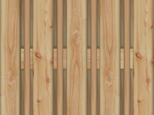 Catania Bretterzaun Lärche/Douglasie 90x180 cm VE = 006
