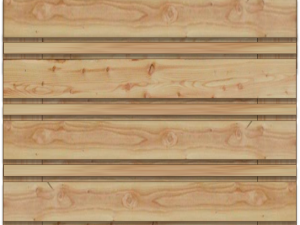 Calabria Bretterzaun, Lärche/Douglasie 90x180 cm, mit Rankgitter VE = 006