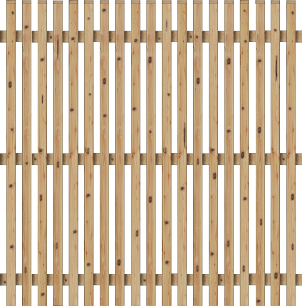 Lattenzaun Sichtschutzzaun, Lärche 180x180 cm VE = 012