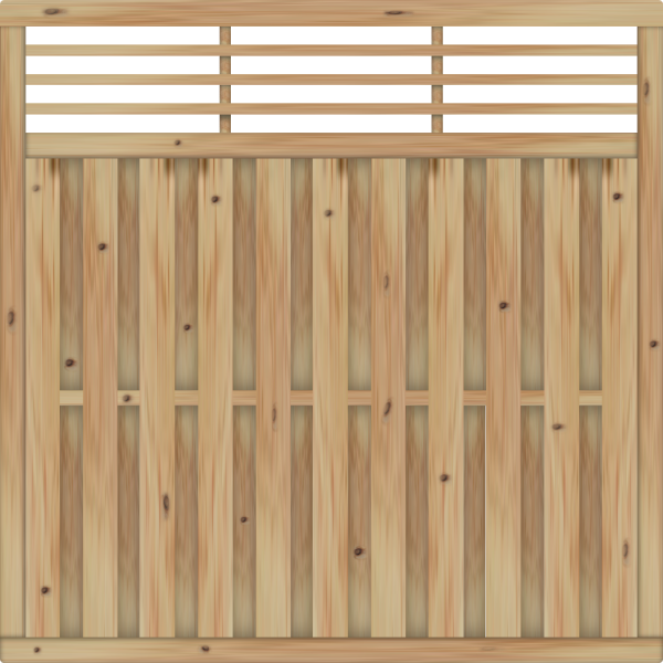 Locarno Dichtzaun, Lärche/Douglasie 180 x 180 cm VE = 012