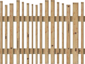 Vario Latten-Vorgartenzaun, Lärche/Dougl 200x80 cm VE = 006