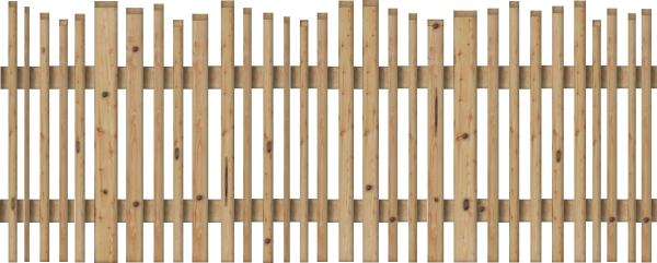 Vario Latten-Vorgartenzaun, Lärche/Dougl 200x80 cm VE = 006