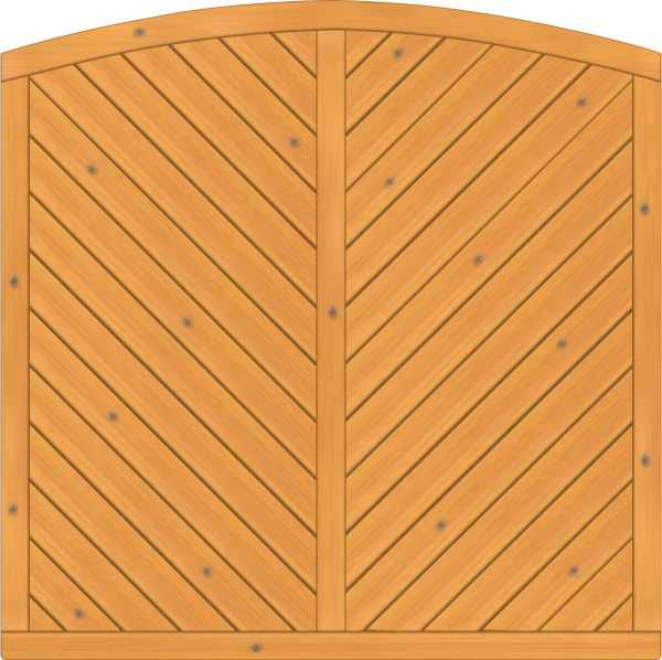 Lyon Dichtzaun, Fichte Pinie 180x180/165 cm, geschlossen VE = 012