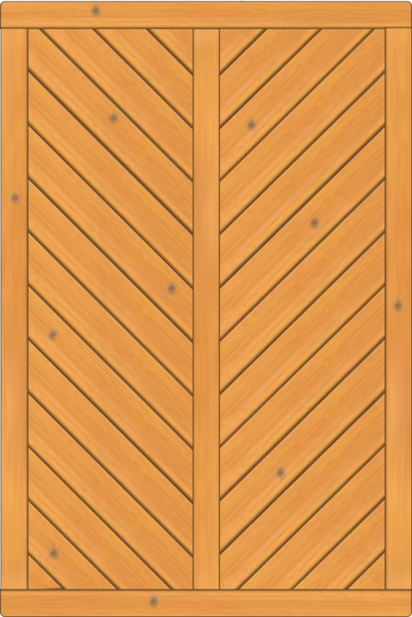 Lugano Dichtzaun, Fichte Pinie 120x180 cm, geschlossen VE = 006