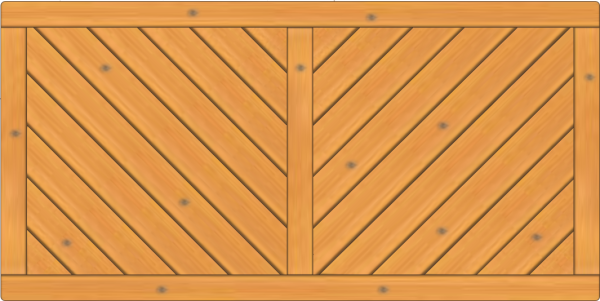 Lugano Vorgartenzaun, Fichte Pinie 180x90 cm, geschlossen VE = 006