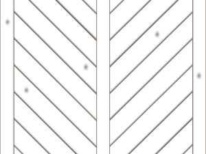 Lugano Dichtzaun, Fichte Grauweiß 120x180 cm, geschlossen VE = 006
