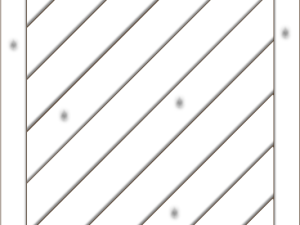 Lugano Dichtzaun, Fichte Grauweiß 90x180 cm, geschlossen VE = 006