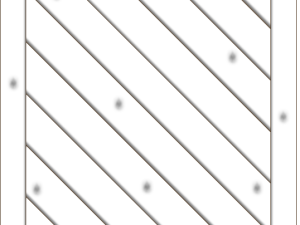 Lugano Dichtzaun, Fichte Grauweiß 90x180 cm, mit Rankgitter VE = 006