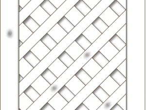Lugano Rankzaun, Fichte Grauweiß 60x180 cm VE = 006