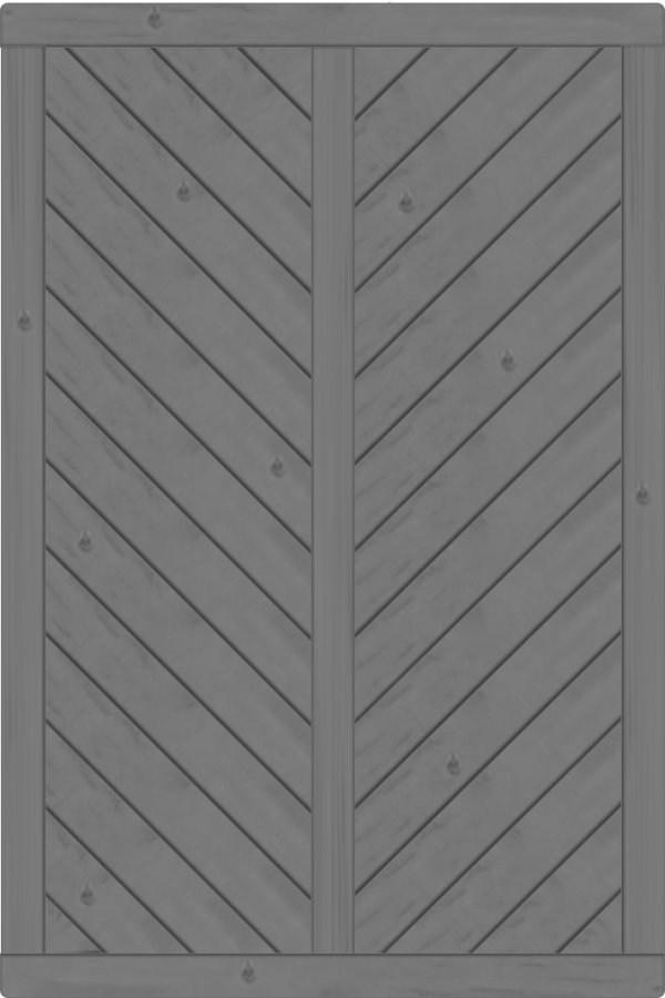 Lugano Dichtzaun, Fichte Granit 120x180 cm, geschlossen VE = 006