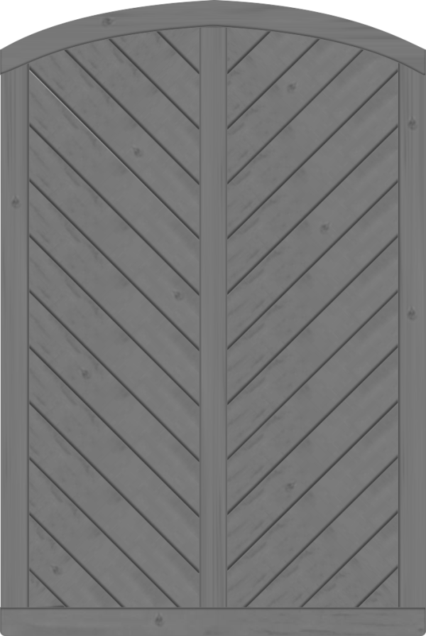 Lyon Dichtzaun, Fichte Granit 120x180/165 cm, geschlossen VE = 006