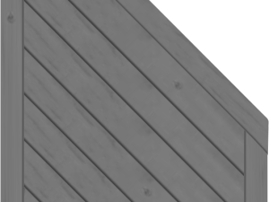 Lyon Dichtzaun, Fichte Granit 90x165/80 cm, geschlossen VE = 006