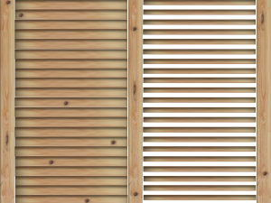 Limone Jalousiezaun, Lärche/Douglasie 180x180 cm VE = 006