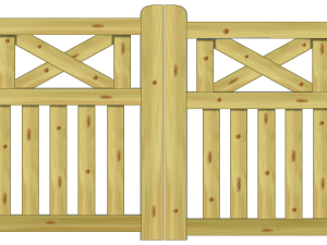 Usedom classic Doppeltor 400 x 100/94 cm VE = 000