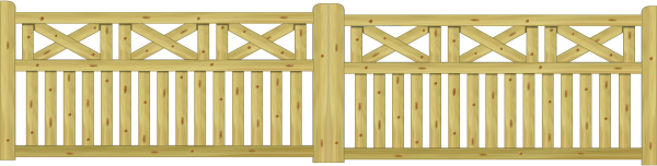 Usedom classic Doppeltor 400 x 100/94 cm VE = 000
