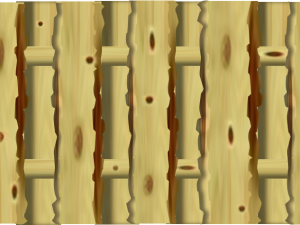 Bohlenzaun Ponderosa, classic 180 x 80 cm VE = 006