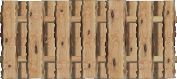Bohlenzaun Ponderosa Exklusiv, gehobelt 180 x 80 cm, Lärche KD 18 % VE = 006
