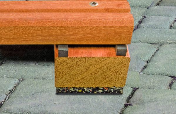 Gummi-Granulat-Pads, selbstklebend 70x80x8 mm - Beutel à 24 Stück VE = 000 – Bild 2